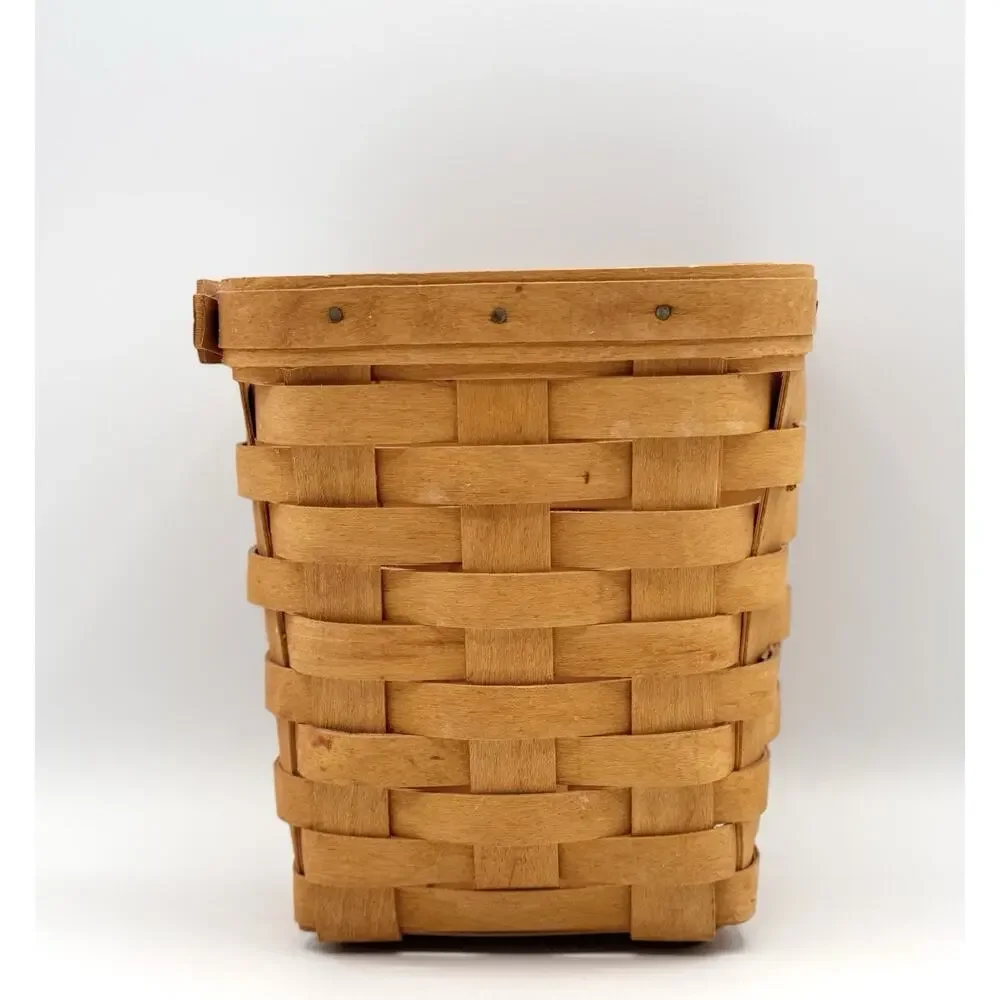 Vintage Longaberger Basket 1997 Small Square Spoon Holder 6” x 5.5